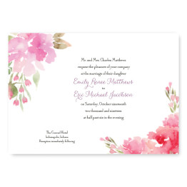 Floral Affair Wedding Invitations