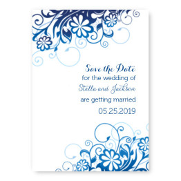 Enchantment Blossoming Save The Date Cards
