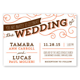 Fanfare Wedding Invitations