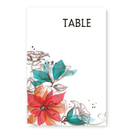 Garden Bouquet Table Cards