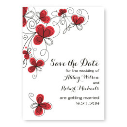 Garden Enchantment Save The Date Cards