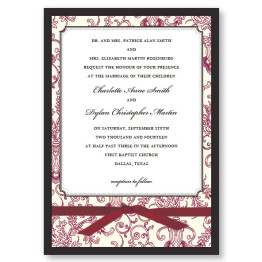Canterbury Wedding Invitations - LIMITED STOCK AVAILABLE