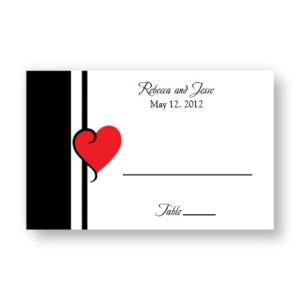 My Heart's Desire Seating Cards