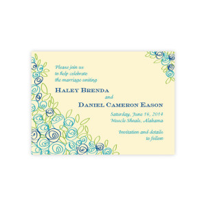 Colorful Cluster Save The Date Cards
