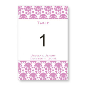 Ornately Yours Table Cards