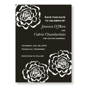 Bella Rose Save The Date Cards