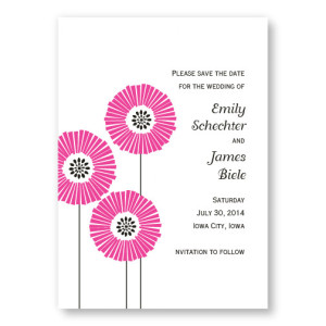 Love Blossoms Save The Date Cards
