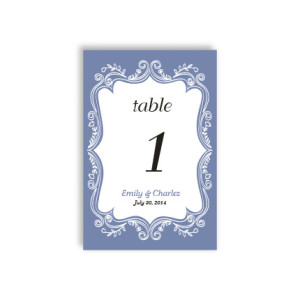 Ornamental Border Table Cards
