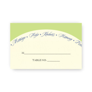 Rebecca Seating Cards