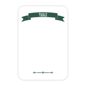 Avery Table Cards