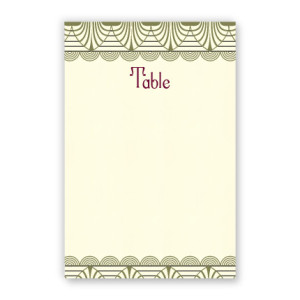 Piper Table Cards