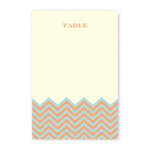 Frances Table Cards