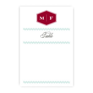 Monroe Table Cards