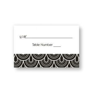Delicately Bordered Seating Cards
