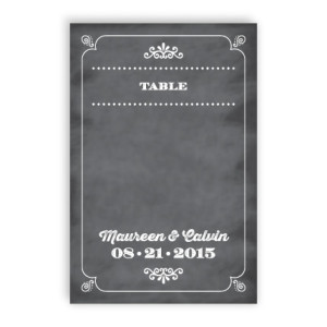 Tarryn Table Cards