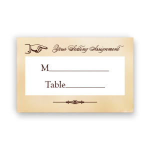 Cadence Seating Cards