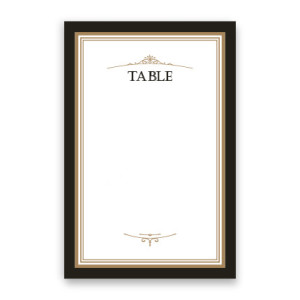 Sterling Table Cards