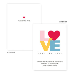 Sophia Save The Date Cards