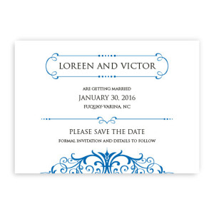 Felicia Save The Date Cards