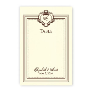 Aubrey Table Cards