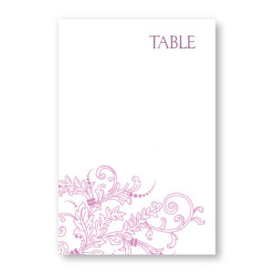 Circle Imprint II Table Cards