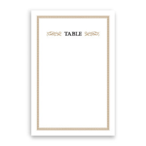 Laura Table Cards