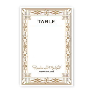 Sonja Table Cards