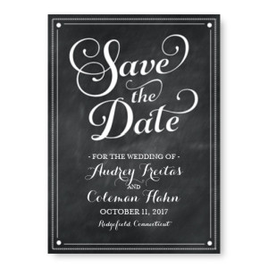 Tweed Save The Date Cards