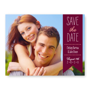 Tall Banner Photo Save the Date