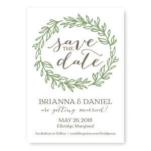 Verdant Save The Date Cards