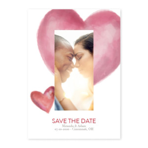 My Painted Heart Photo Save The Date Cards