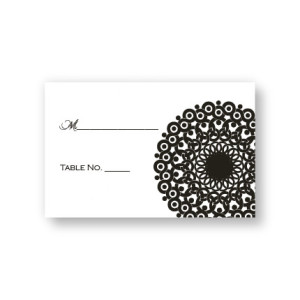 Modern Lace Seating Cards