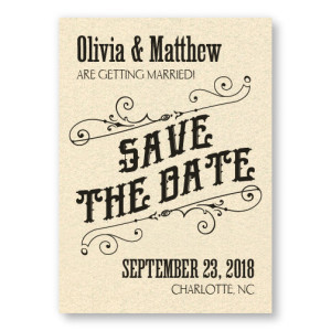 Mara Thermography Save the Date Cards