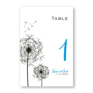Pick a Posy Table Cards