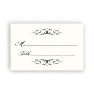 Bailey Thermography Seating Cards