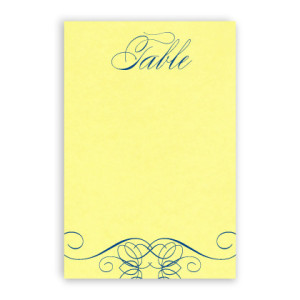 Fallon Thermography Table Cards