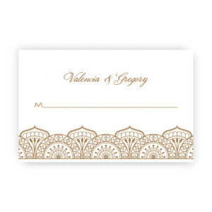Moroccan Seating Cards
