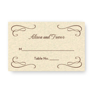 Sweet Script Seating Cards