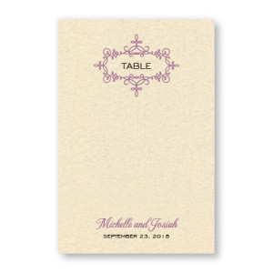 Rosie Table Cards