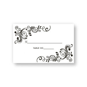 Sophistication Seating Cards