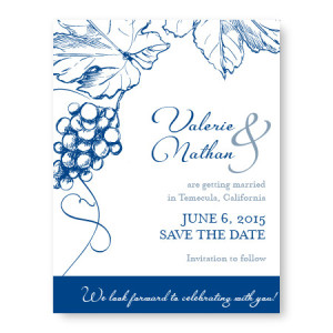 Vineyard Save The Date Cards