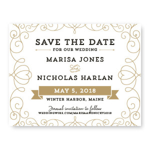 Heart Save The Date Cards