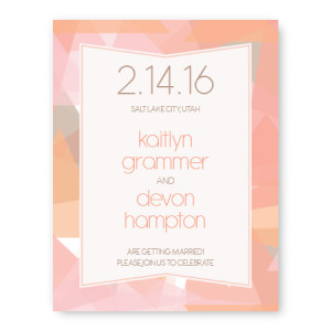 Gemstone Save The Date Cards