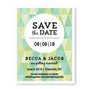 Prism Save The Date Cards