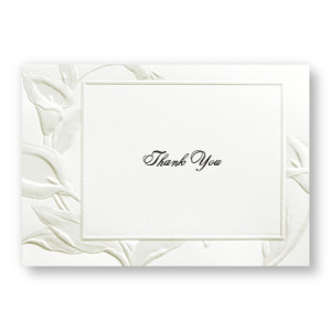 Iridescent Lilies Thank You Cards
