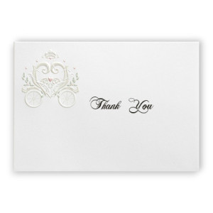 Fantasy Carriage Thank You Cards