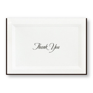 A Classic Thank You Cards