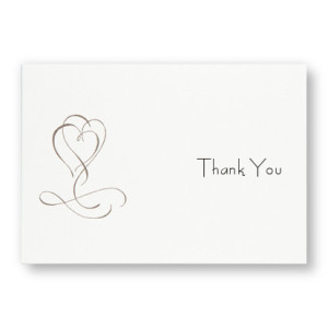 Fanciful Hearts Thank You Cards