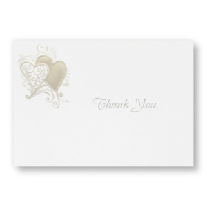 Whimsical Hearts Thank You Cards