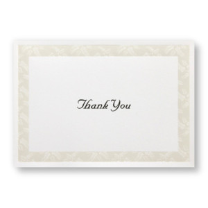 Regal Fern Thank You Cards - LIMITED STOCK ON HAND